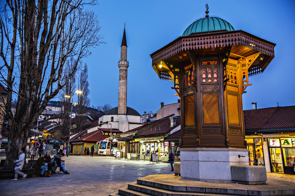 SARAJEVO ( DOLAZAK I RAZGLED SARAJEVA U VOĐANJU))