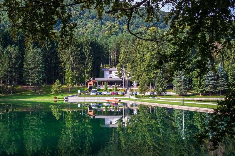 Starting point from Cazin or Bihać. A tour of Balkana lake, hiking on the mountain, and a swim in the pristine clean lake.